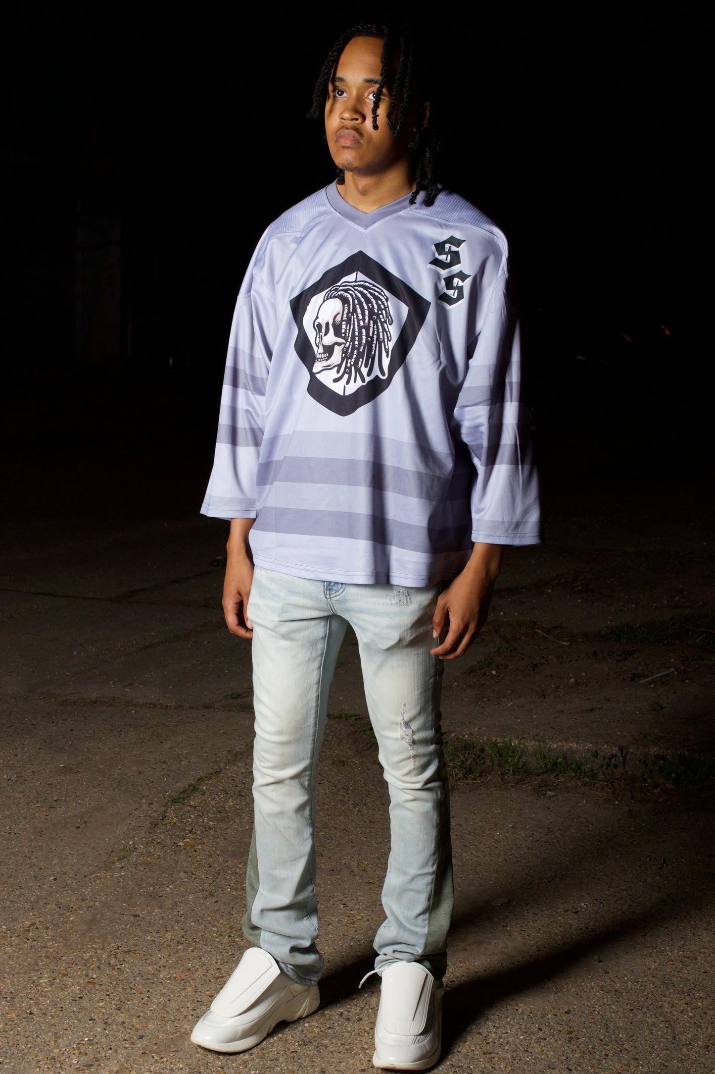 Grey Steele Hockey Jersey