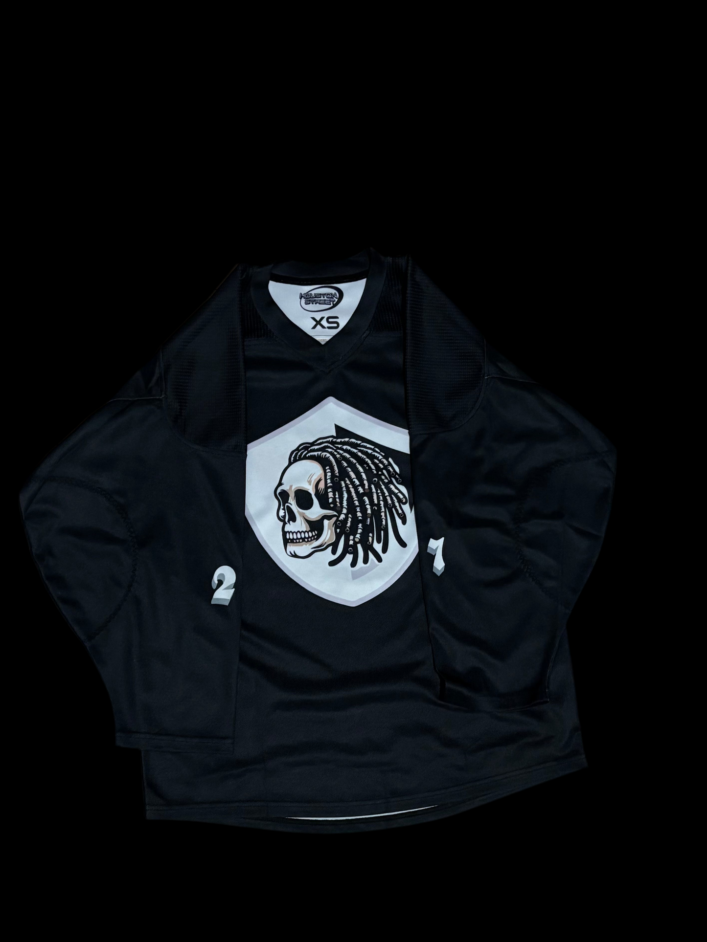 Black Steele Hockey Jersey