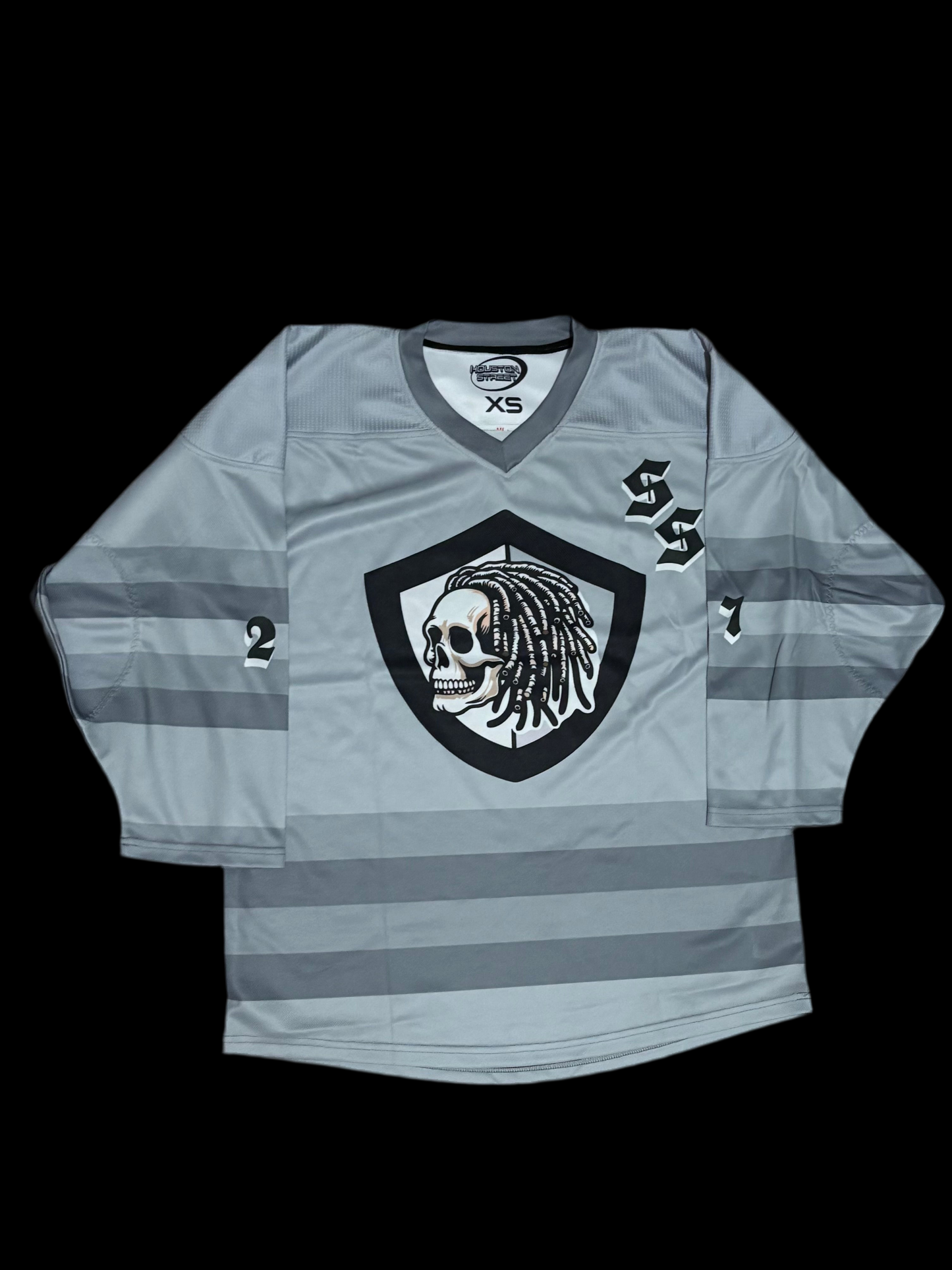 Grey Steele Hockey Jersey