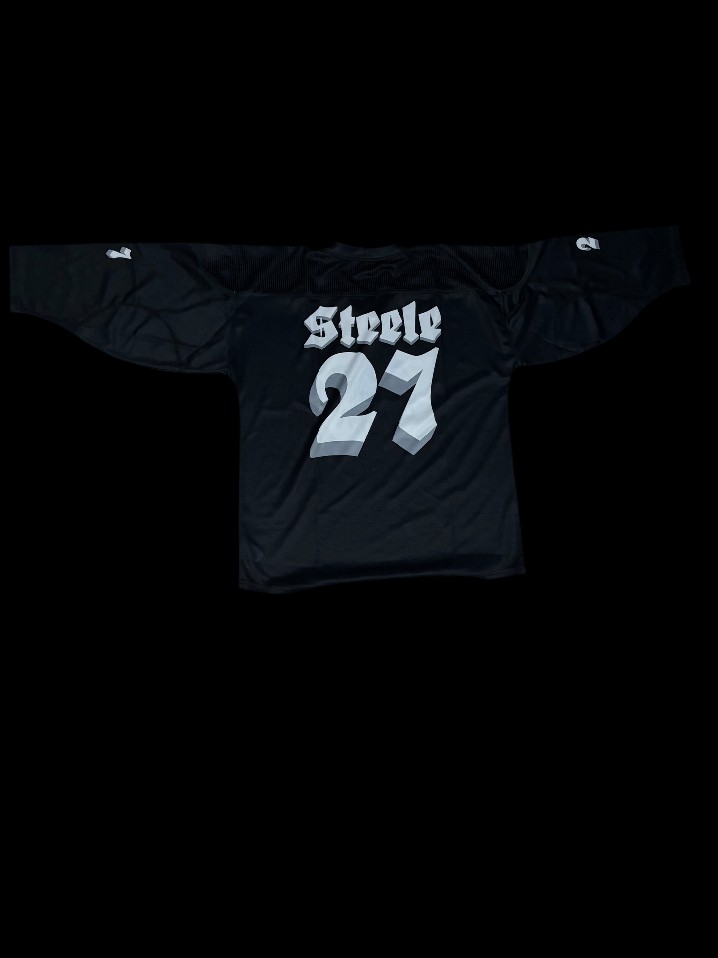 Black Steele Hockey Jersey